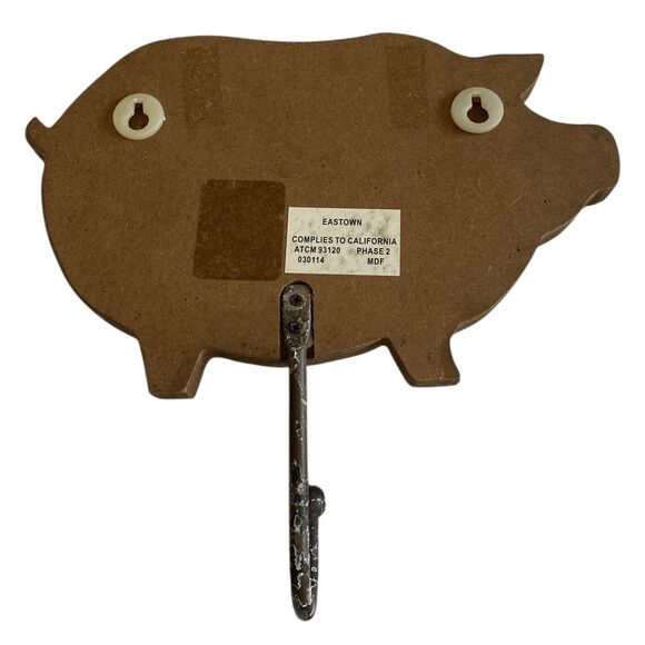 French Kitchen Hook Polka Dot Wooden Pig Cafe De Paris - Picture 4 of 4